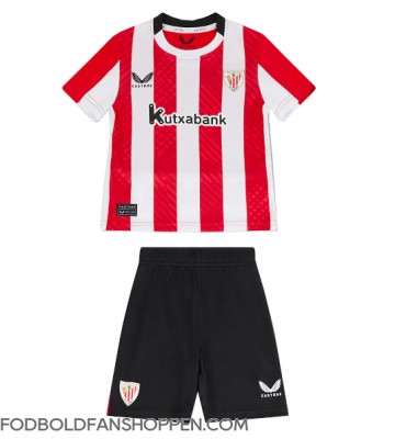 Athletic Bilbao Hjemmebanetrøje Børn 2024-25 Kortærmet (+ Korte bukser)